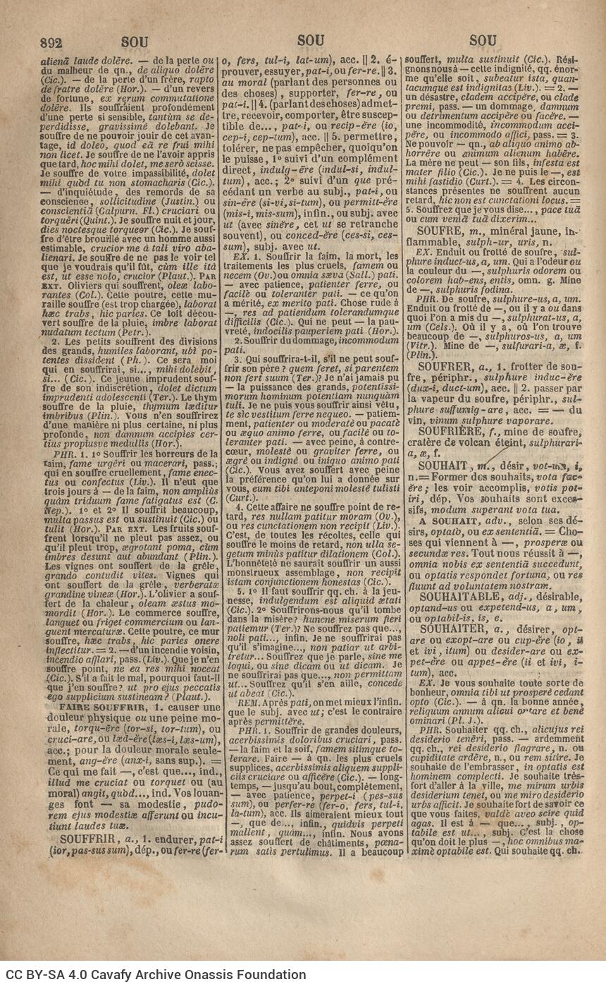 24 x 15.5 cm; 2 s.p. + [VII]-XXXII p. + 1030 p. + 2 s.p., the name “Elie” is written in black ink on the fore-edge of the